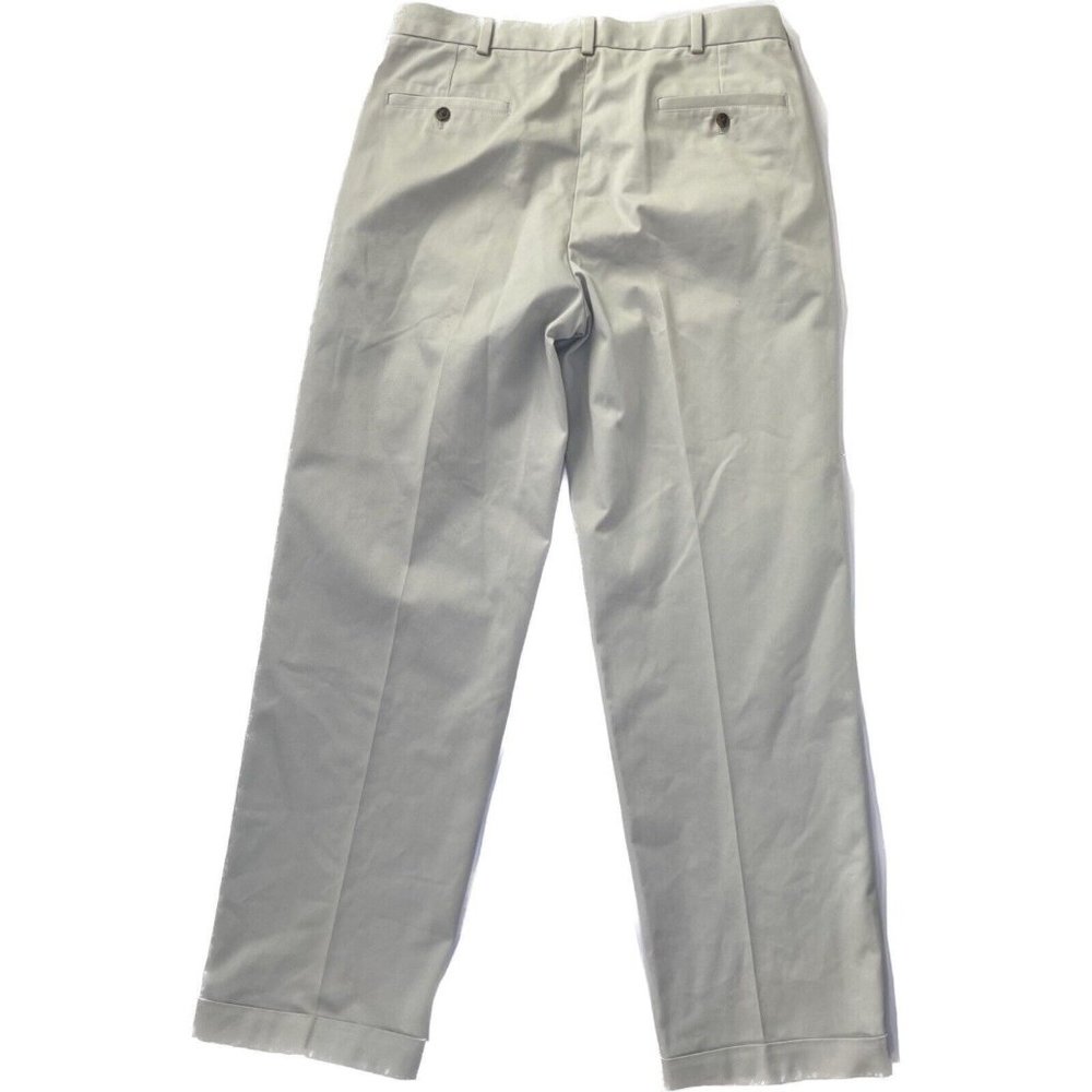 Brooks Brothers Men’s Advantage Chino Elliot Pants 35x32 Tan Cream - Picture 3 of 7